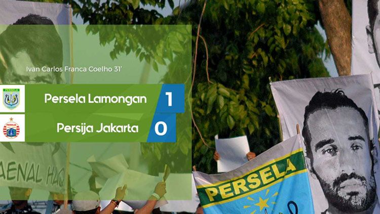 Persela Lamongan vs Persija Jakarta. Copyright: &copy; Twitter@Go-Jek Traveloka L1