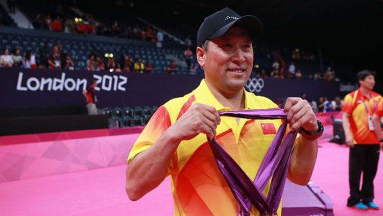 China pernah menyapu bersih medali emas di cabang olahraga bulutangkis Olimpiade London 2012 hingga membuat IOC geram dan curiga. Copyright: © AFP