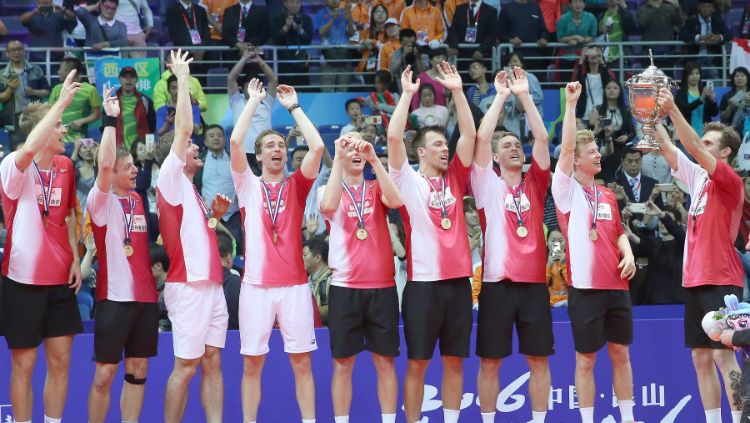 Menjadi tim yang paling banyak tampil di tahap akhir Piala Thomas, namun siapa sangka jika nasib Timnas Bulutangkis Denmark berakhir tragis? Copyright: © BADMINTONPHOTO/BWF