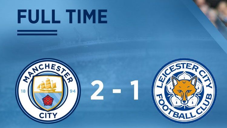Manchester City vs Leicester City. Copyright: &copy; @ManCity