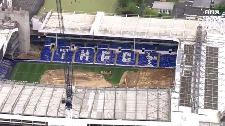 White Hart Lane, stadion milik Tottenham Hotspur. Copyright: &copy; BBC