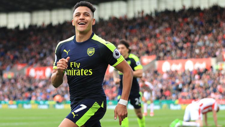 Bintang Arsenal, Alexis Sanchez. Copyright: © Richard Heathcote/Getty Images