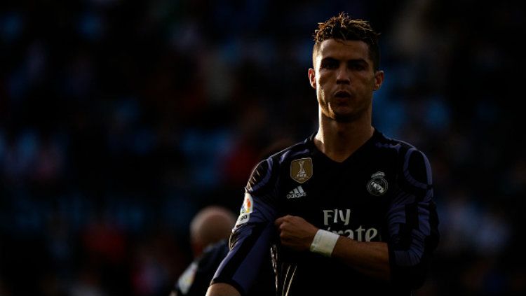 Megabintang Real Madrid, Cristiano Ronaldo. Copyright: © Jose Manuel Alvarez Rey/NurPhoto via Getty Images