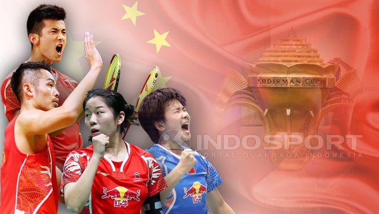 Media Malaysia soroti nasib tidak menguntungkan tim bulutangkis China menjelang bergulirnya Olimpiade Tokyo 2020. Copyright: © Grafis:Yanto/Indosport/Getty Images
