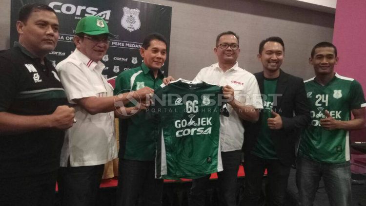 PSMS Medan jalin kerjasama dengan Corsa. Copyright: &copy; Kesuma Ramadhan/INDOSPORT