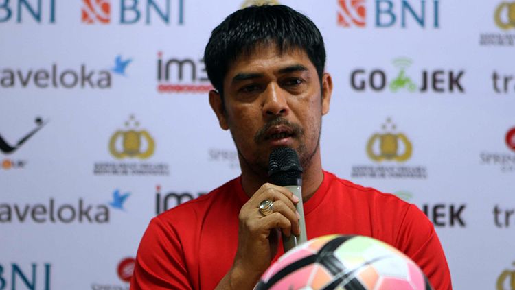 Pelatih Semen Padang, Nilmaizar. Copyright: © Media Officer Bhayangkara FC