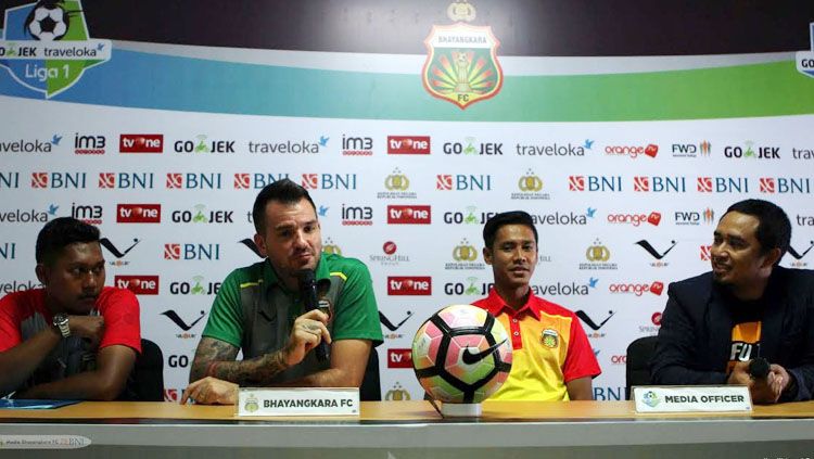 Konferensi pers Bhayangkara FC. Copyright: &copy; Media Bhayangkara FC