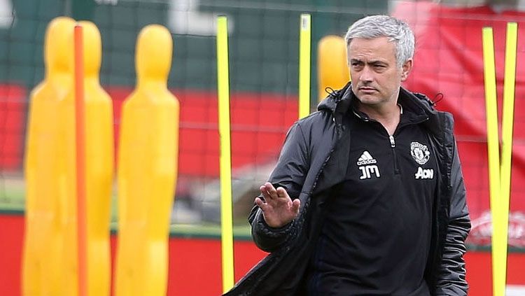 Pelatih Manchester United, Jose Mourinho. Copyright: &copy; Matthew Peters/Man Utd via Getty Images