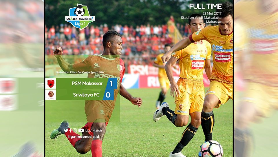 PSM Makassar vs Sriwijaya FC. Copyright: © twitter.com/Liga1Match