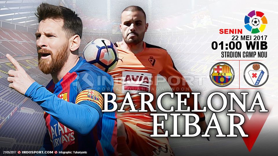 Prediksi Barcelona vs Eibar. Copyright: &copy; Grafis:Yanto/Getty Images