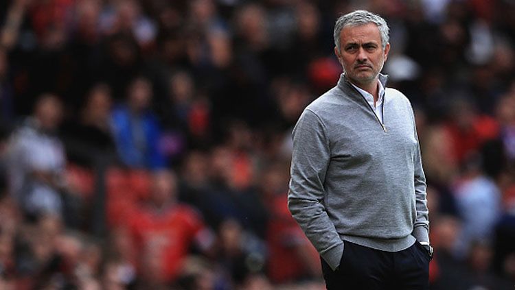 Pelatih Manchester United, Jose Mourinho. Copyright: © Matthew Lewis/Getty Images