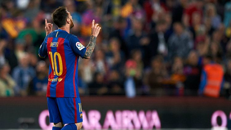 Megabintang Barcelona, Lionel Messi. Copyright: © fotopress/Getty Images