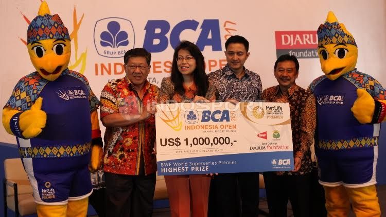 Indonesia Open 2017 akan memperebutkan hadiah dengan total 1 juta USD (sekitar Rp13 miliar). Copyright: © Herry Ibrahim/Indosport