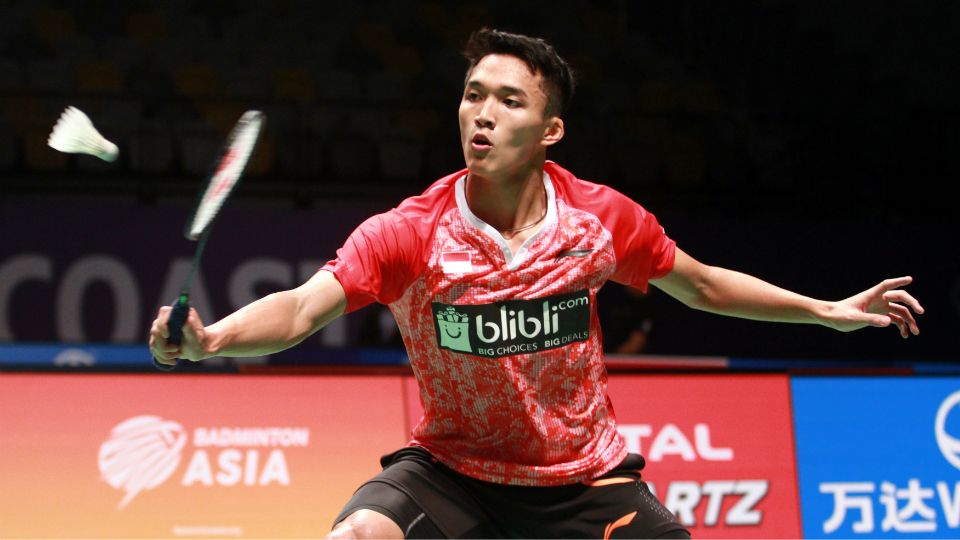 Jonatan Christie di ajang Piala Sudirman 2017. Copyright: &copy; Humas PBSI