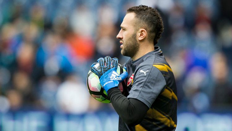 Kiper Arsenal, David Ospina yang dipinjamkan ke Napoli. Copyright: © Graham Wilson/Action Plus via Getty Images