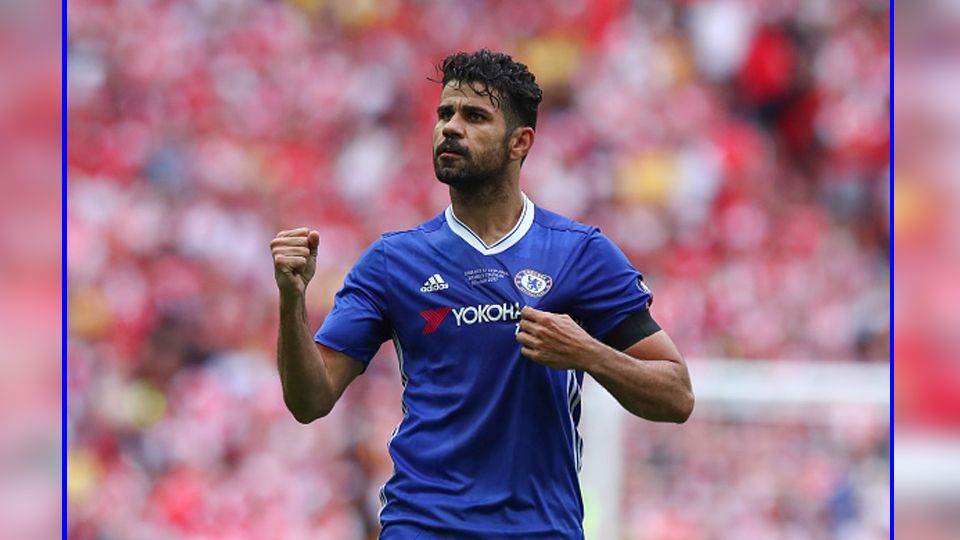 Striker Chelsea, Diego Costa. Copyright: © Robbie Jay Barratt/AMA/Getty Images