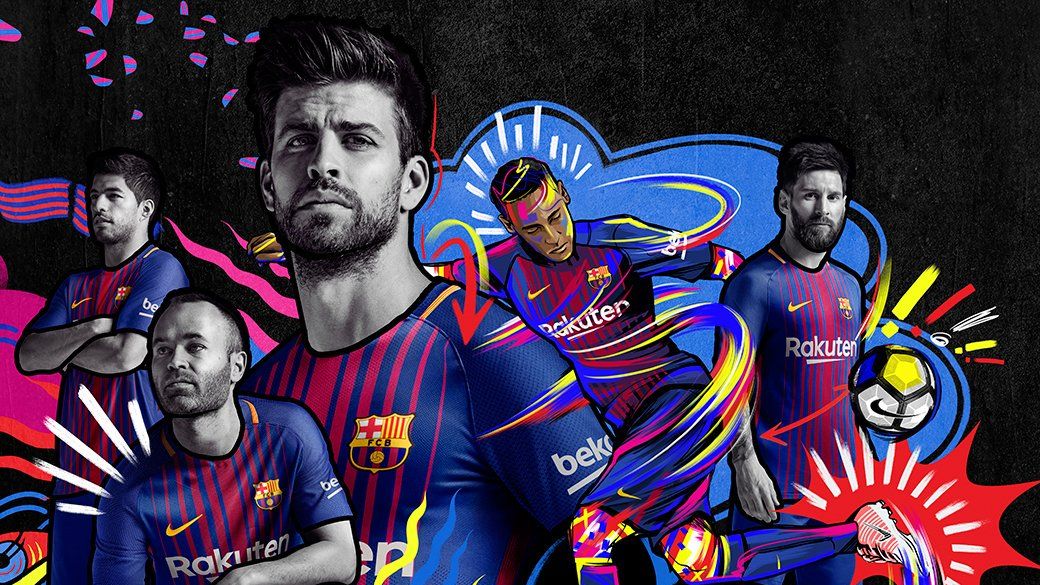 Tampilan baru jersey Barcelona Copyright: © FCBarcelona