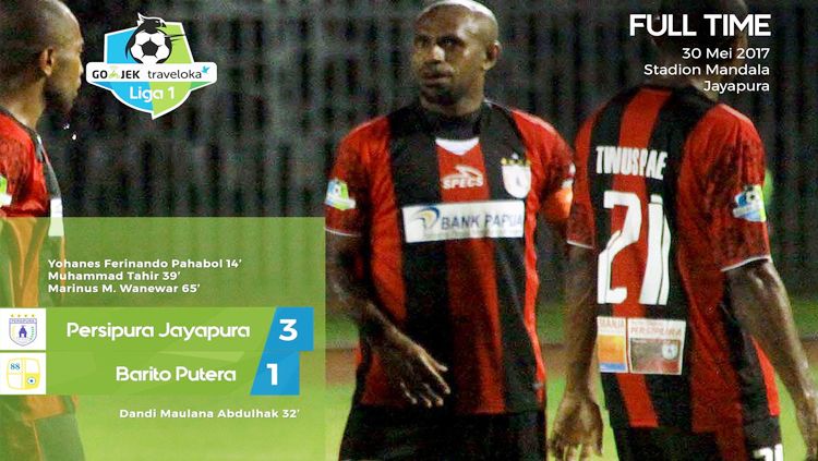 Persipura 3-1 Barito Putera. Copyright: © twitter.com/Liga1Match