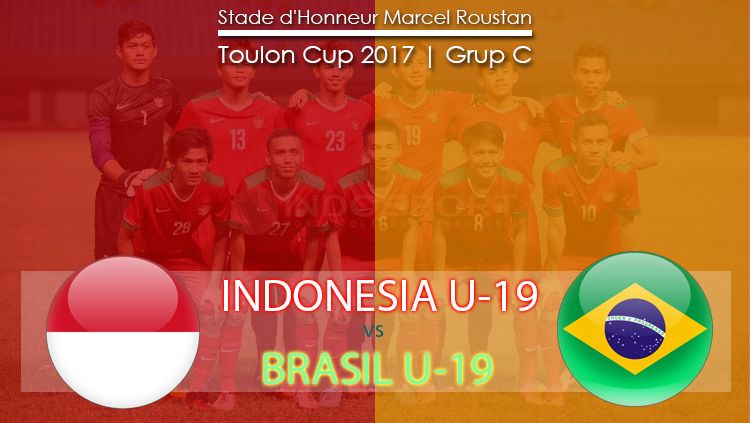Indonesia U-19 vs Brasil U-19. Copyright: &copy; Herry Ibrahim/Gregah/INDOSPORT