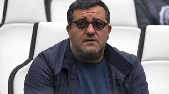 Mino Raiola, agen dari dua pemain Man United, Paul Pogba dan Romelu Lukaku. Copyright: © Matthew Ashton/GettyImages