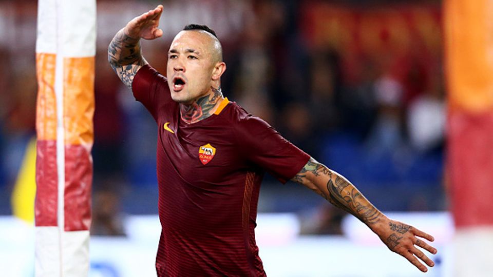 Bintang AS Roma, Radja Nainggolan. Copyright: © NurPhoto/GettyImages