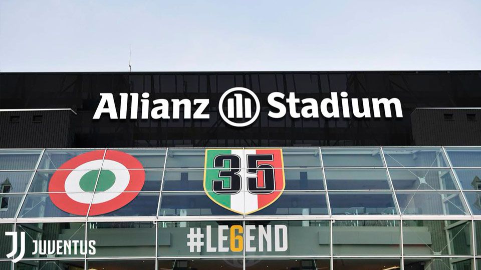 Allianz Stadium, nama baru untuk stadion Juventus. Copyright: © Twitter Juventus