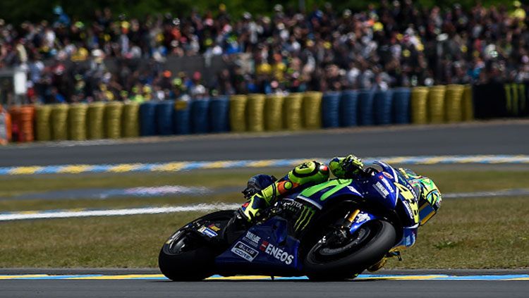 Pembalap andalan Yamaha, Valentino Rossi. Copyright: &copy; Getty Images