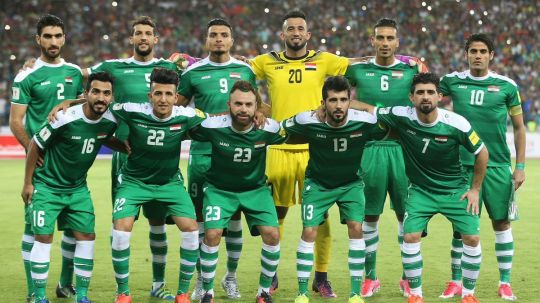 Para pemain Timnas Irak. Copyright: © Twitter/@SoccerIraq