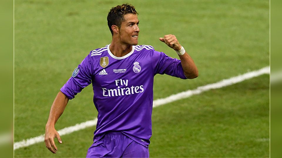 Cristiano Ronaldo, pemain megabintang Real Madrid. Copyright: © getty images