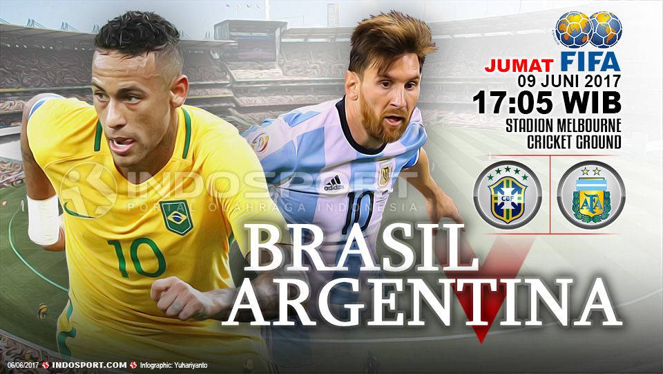 Prediksi Brasil vs Argentina Duel Bintang Amerika Latin INDOSPORT