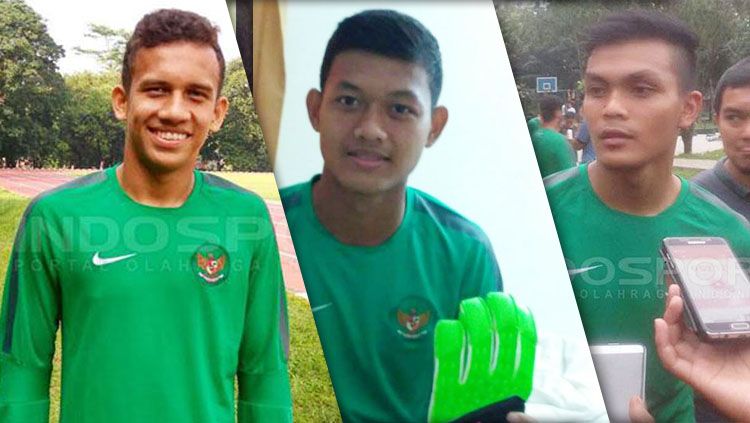 Rachmat Irianto, Muhammad Riyandi, dan Egy Maulana Vikri. Copyright: © INDOSPORT