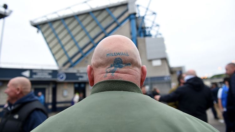 Suporter Millwall. Copyright: © Daniel Hambury/PA Images via Getty Images