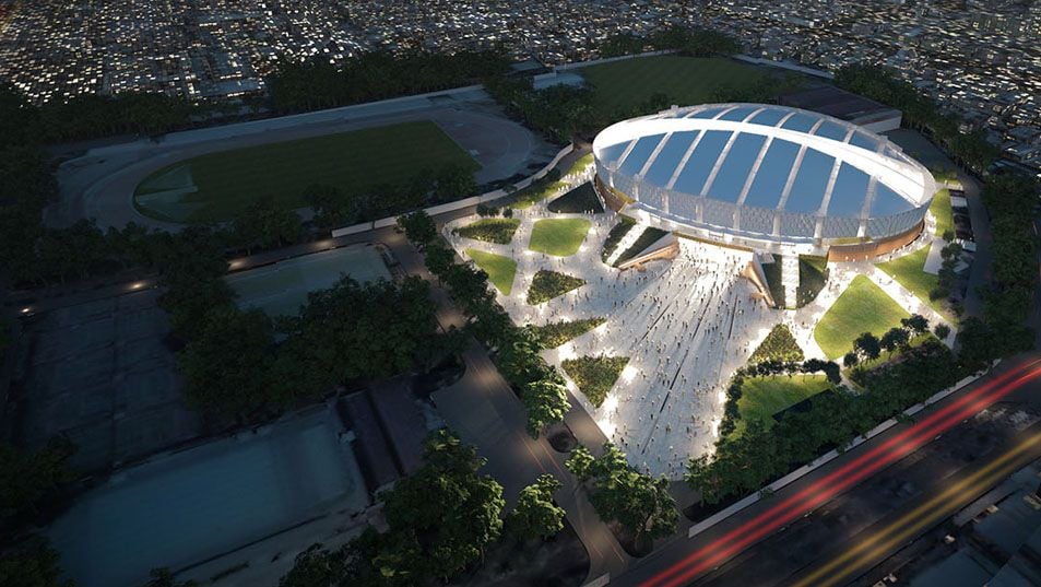 Velodrome Rawamangun, Jakarta Timur yang akan menjadi salah satu venue Asian Games 2018. Copyright: © wikagedung