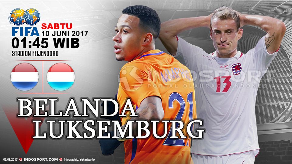 Prediksi Belanda vs Luxembourg. Copyright: © Grafis:Yanto/Indosport/Getty Images