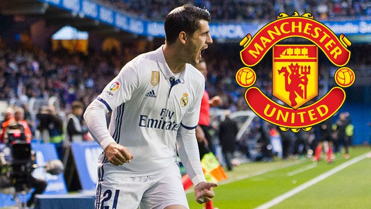 Alvaro Morata dikabarkan akan bergabung ke Manchester United. Copyright: © Getty Images