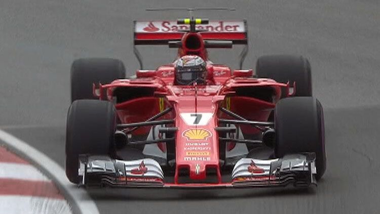 Pembalap Ferrari, Kimi Raikkonen. Copyright: © Twitter/@F1