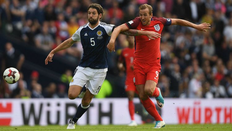 Skotlandia vs Inggris dalam laga Kualifikasi Piala Dunia 2018 zona Eropa. Copyright: &copy; Mike Hewitt/Getty Images