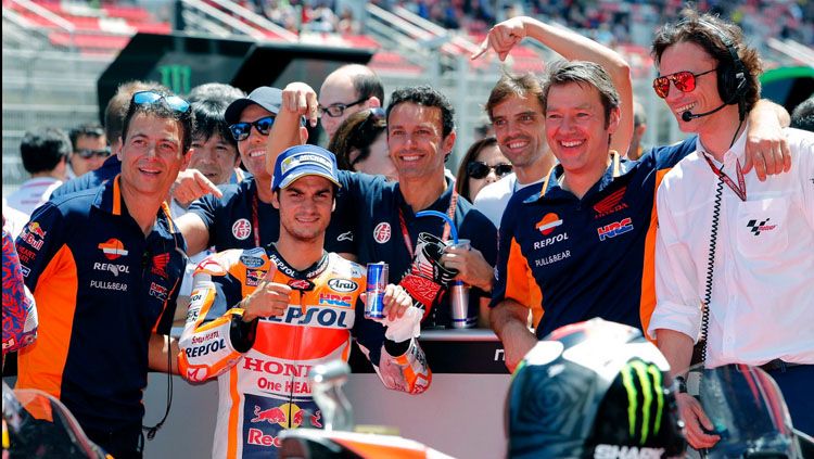 Pembalap Repsol Honda, Dani Pedrosa. Copyright: © Twitter/@26_DaniPedrosa