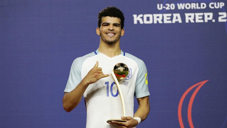 Dominic Solanke menyabet penghargaan Golden Ball di Piala Dunia U-20. Copyright: © Chung Sung-Jun - The FA/The FA via Getty Images