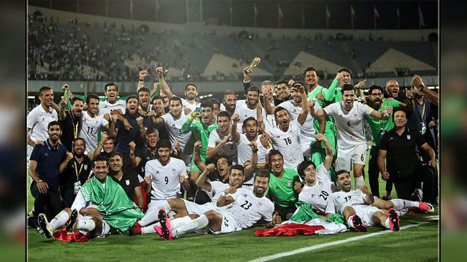 Timnas Iran sukses lolos ke Piala Dunia 2018. Copyright: © getty images