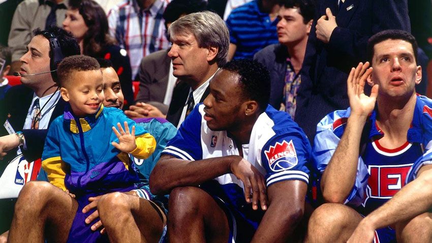 Stephen Curry saat masih anak-anak. Copyright: © thesportster.com