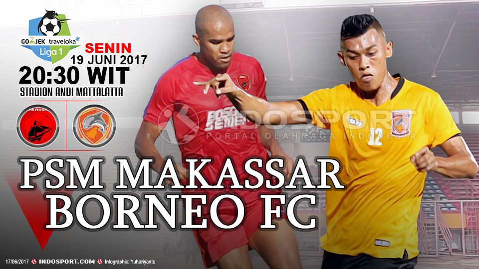Prediksi PSM Makassar vs Borneo FC Copyright: © Grafis:Yanto/Indosport/kaltim.prokal.co/berita.sulsel