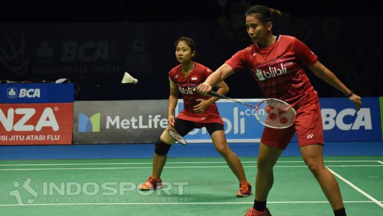 Anggia Shitta Awanda/Ni Ketut Mahadewi Istarani di semifinal Indonesia Open 2017. Copyright: © Herry Ibrahim/INDOSPORT