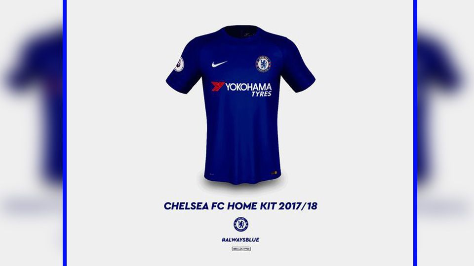 Jersey home Chelsea 2017/18. Copyright: © Mirror
