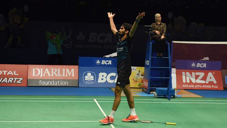 Pebulutangkis tunggal India, Srikanth Kidambi. Copyright: © Herry Ibrahim/INDOSPORT