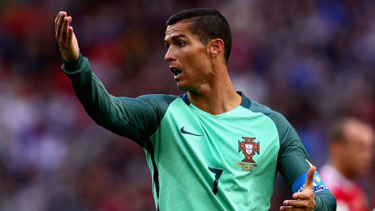 Bintang Timnas Portugal, Cristiano Ronaldo. Copyright: © Chris Brunskill Ltd/Getty Images