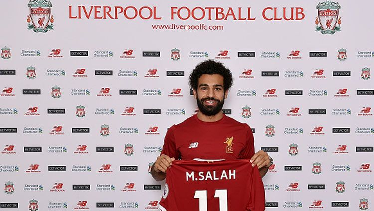 Mohamed Salah, pemain anyar Liverpool. Copyright: © getty images