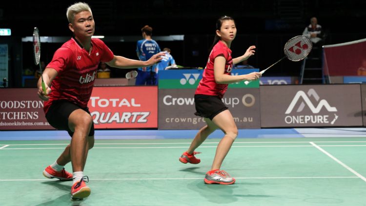 Praveen Jordan/Debby Susanto di semifinal Australia Open 2017. Copyright: © Humas PBSI