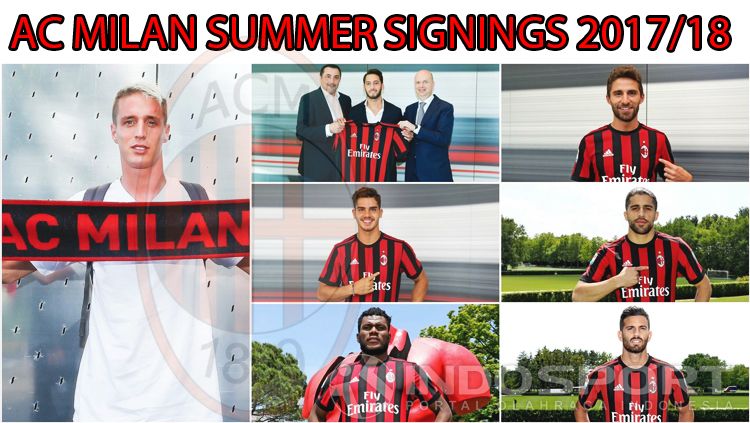 Para pemain baru AC Milan. Copyright: © INDOSPORT