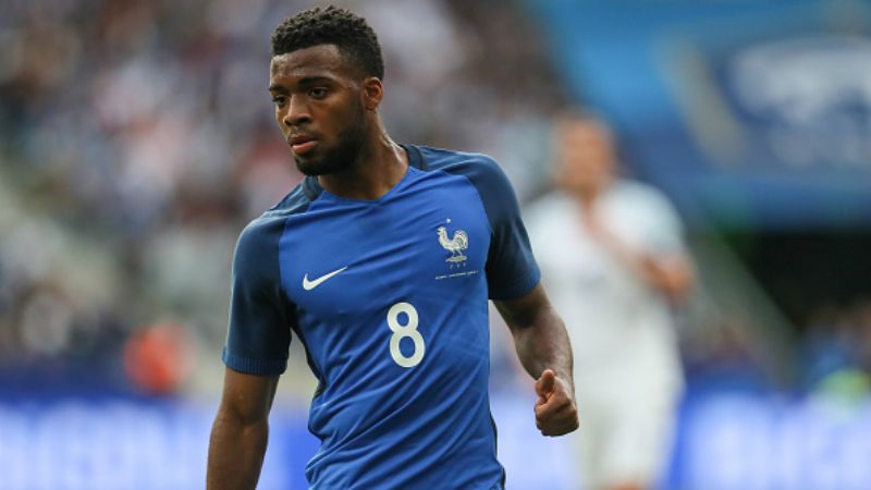 Thomas Lemar ketika memperkuat Timnas Prancis. Copyright: © INDOSPORT